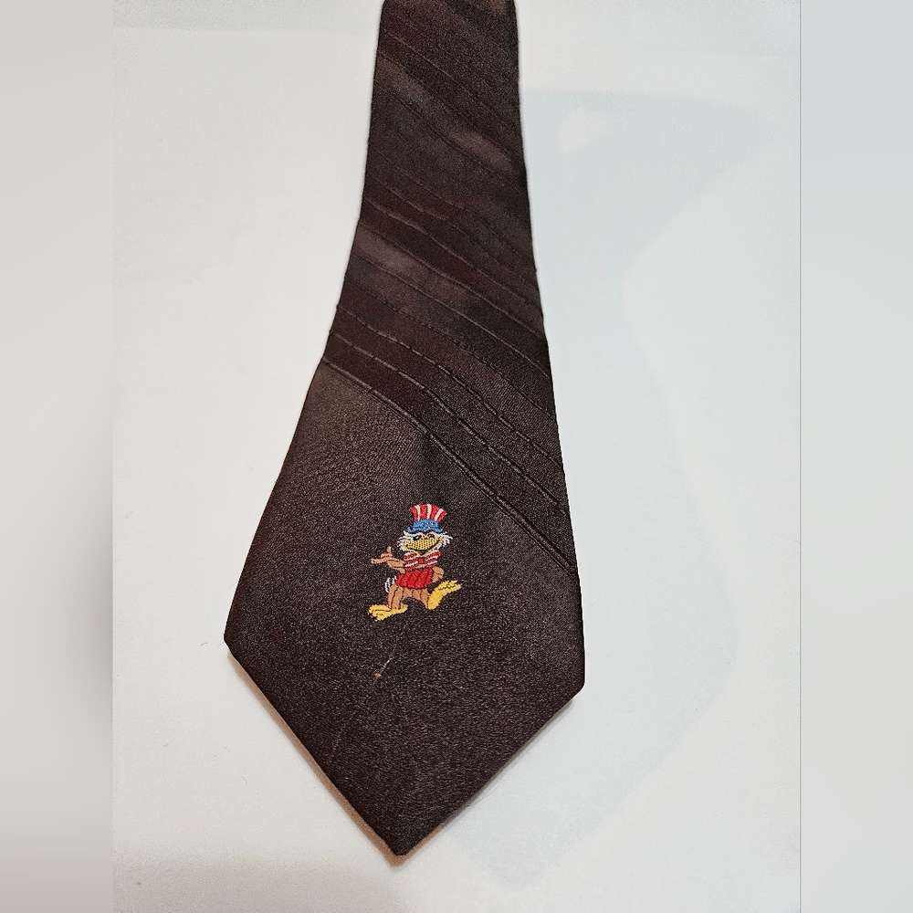 Cervantes Sam The Eagle Men's Polyester  Neck Tie Size 3 x 55